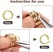 1200Pcs Silver and Gold with Pliers Jump Rings Jewelry Making Kit and Necklace Clasps Kit ,for Jewelry Making and Necklace Repair Supplies